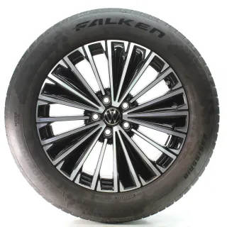 VW Tiguan CT1 Winterräder Napoli Schwarz Glanz Falken 235/55R18 DOT24 571601025K - Bild 1