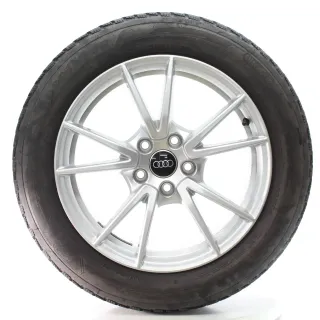 Audi A5 FU B10 Winterräder 5-Doppelspeichen Goodyear 215/55R17 DOT25 8B3601025A - Bild 3