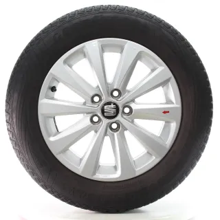 Seat Ibiza V KJ Allwetterräder 10-Speichen Goodyear 185/65R15 88V 6F0601025N - Bild 2
