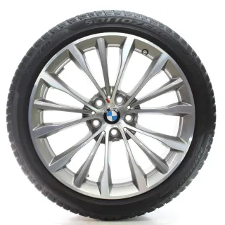BMW 5er G30 G31 Winterräder 663 W-Speiche Pirelli 245/40R19 98V 6873942 - Bild 2
