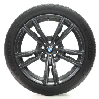 BMW M8 F91 F92 F93 Winterräder M Doppelspeiche 812 Grau 265/40R19 DOT22 8091267 - Bild 2
