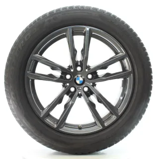 BMW X3 G01 X4 G02 Winterräder Doppelspeiche 698 M Pirelli 245/50R19 105V 8093921 - Bild 3