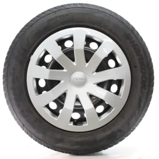 Audi A1 GB VW Polo 6 Winterräder Stahl Hankook 185/65R15 DOT25 2Q0601027AG/AS/BE - Bild 1