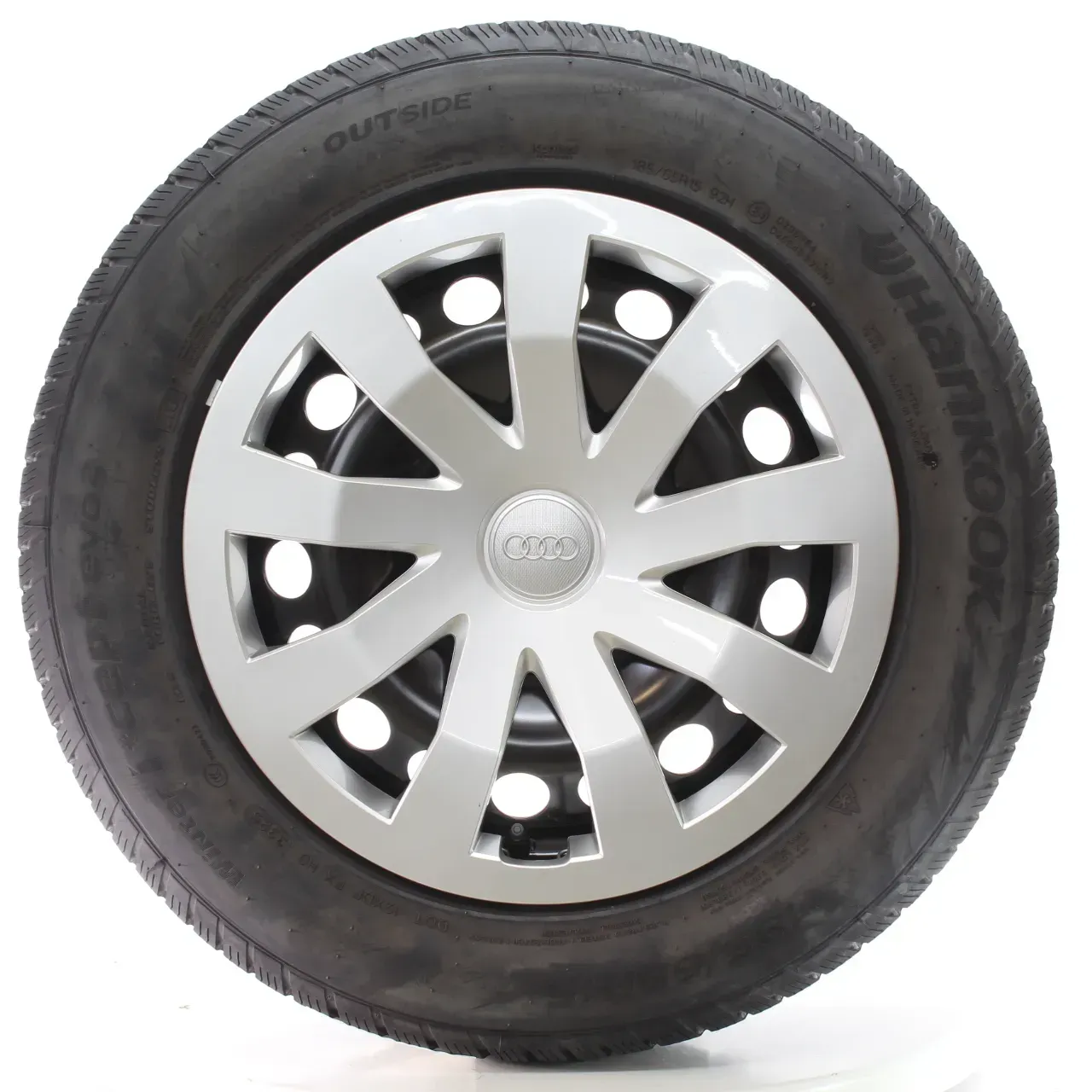 Audi A1 GB VW Polo 6 Winterräder Stahl Hankook 185/65R15 DOT25 2Q0601027AG/AS/BE - Bild 1