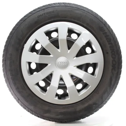 Background image for Audi A1 GB VW Polo 6 Winterräder Stahl Hankook 185/65R15 DOT25 2Q0601027AG/AS/BE