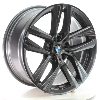 BMW 4er GC i4 G26 Alufelgensatz Styling 853 Gunmetal Grey 8,5Jx18 ET36 5A1E212 - Bild 7
