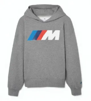 BMW M Sweat-Hoodie Gr.XS Grau Unisex Kapuzenpullover Oversized 80142864165 NEU - Bild 1