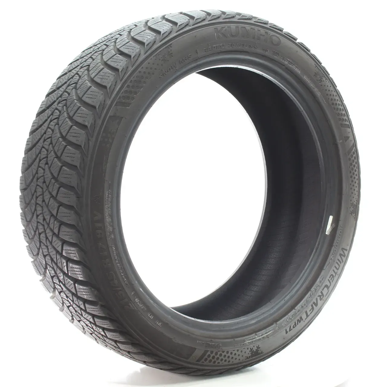 Winterreifen Kumho WinterCraft WP71 XL 215/45R17 91V DOT25 2183373 7mm - Bild 1