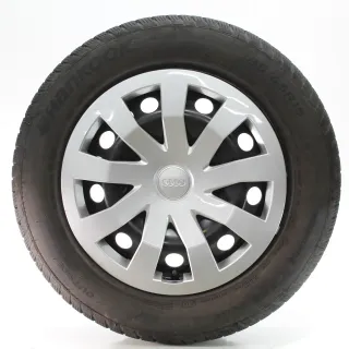 Audi A1 GB VW Polo 6 Winterräder Stahl Hankook 185/65R15 DOT25 2Q0601027AG/AS/BE - Bild 1