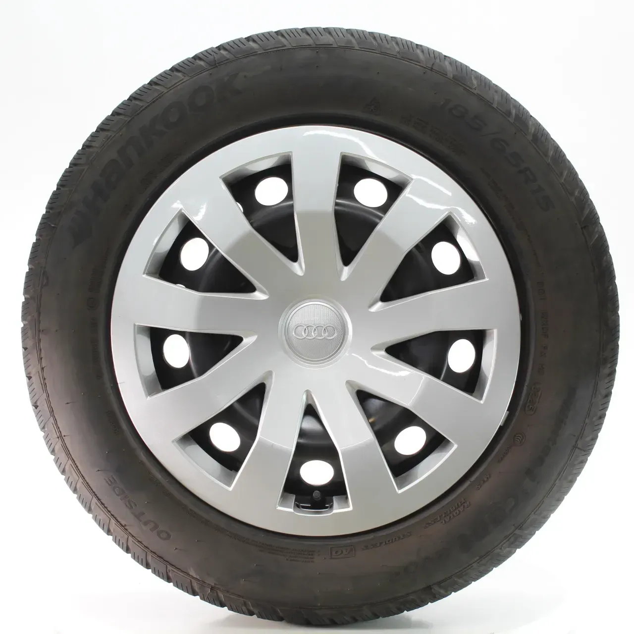 Audi A1 GB VW Polo 6 Winterräder Stahl Hankook 185/65R15 DOT25 2Q0601027AG/AS/BE - Bild 1