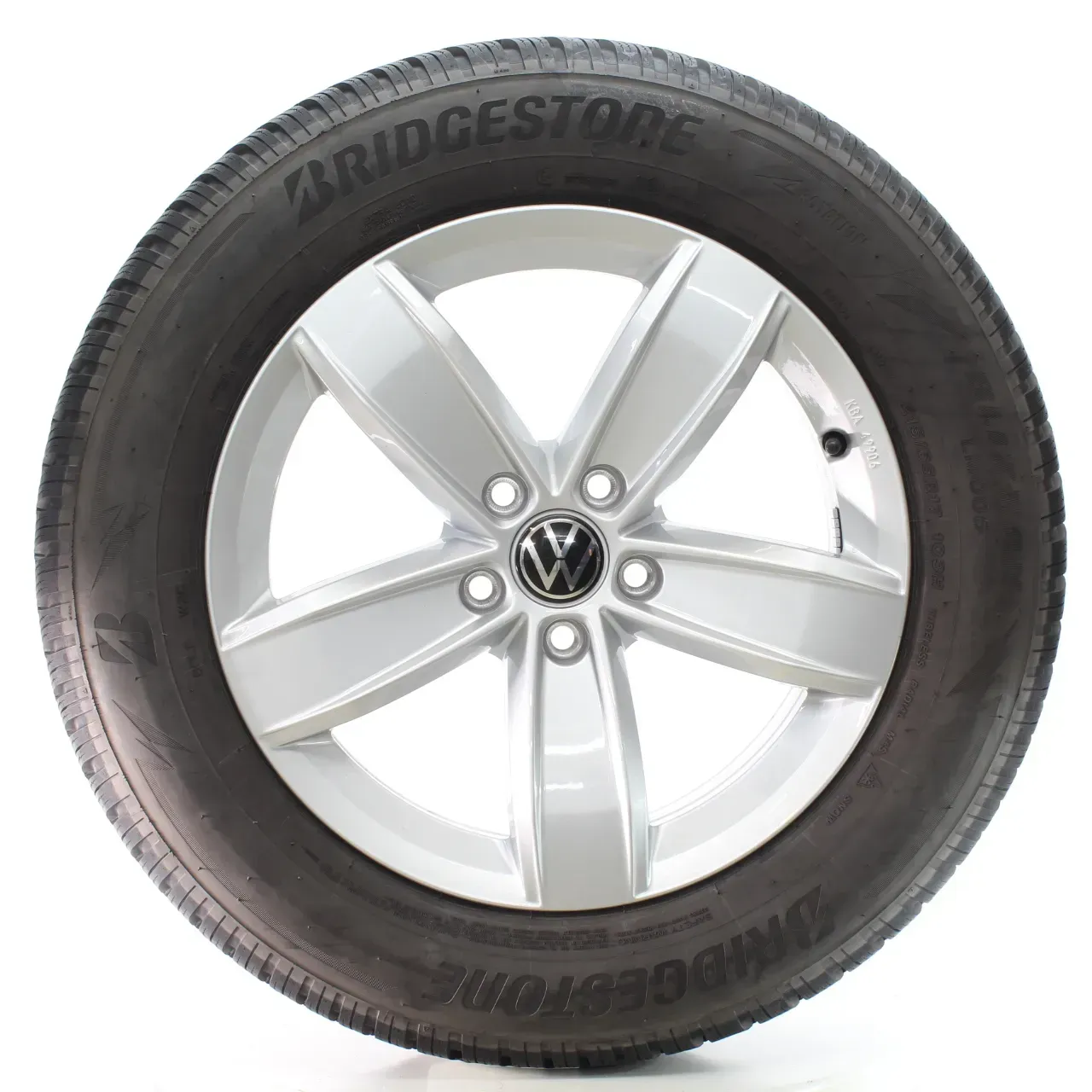 VW Tiguan AD1 Allspace Winterräder Corvara Bridgestone 215/65R17 103H 5NA071497 - Bild 1