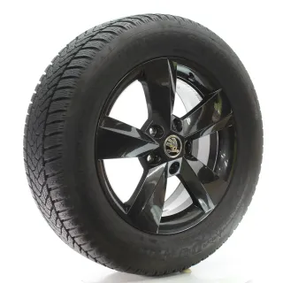 Skoda Karoq ND7 Winterräder Nanuq Schwarz Dunlop 215/60R16 DOT23 57A601025S-T - Bild 6