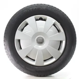 Audi A3 Cabrio Limosine 8V Winterräder Stahl Goodyear 205/55R16 DOT24 8V0601027A - Bild 1