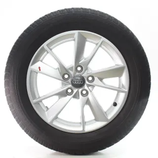 Audi A4 S4 8W Winterräder 5-Arm-Facetten Dunlop 205/60R16 92H 8W0601025B - Bild 4