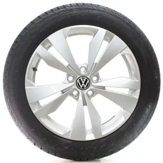 VW ID.3 E11 Winterräder Loen Goodyear SealTech 215/55R18 95T DOT24 NEU 10A071498 - Bild 1