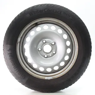 VW Caddy V SBA Winterräder Stahl Continental 205/60R16 96H DOT25 5R3601027/B - Bild 2