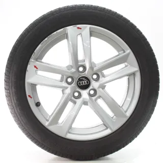 Audi A4 S4 8W Winterräder 5-Parallelspeichen Dunlop 225/50R17 DOT24 8W0601025P - Bild 2