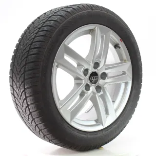 Audi A4 S4 8W Winterräder 5-Parallelspeichen Dunlop 225/50R17 DOT24 8W0601025P - Bild 6