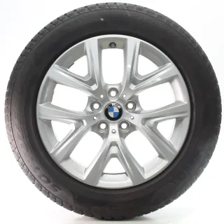 BMW X1 F48 X2 F39 Winterräder Y-Speiche 574 Silber 205/60R17 93H 6856076 - Bild 1