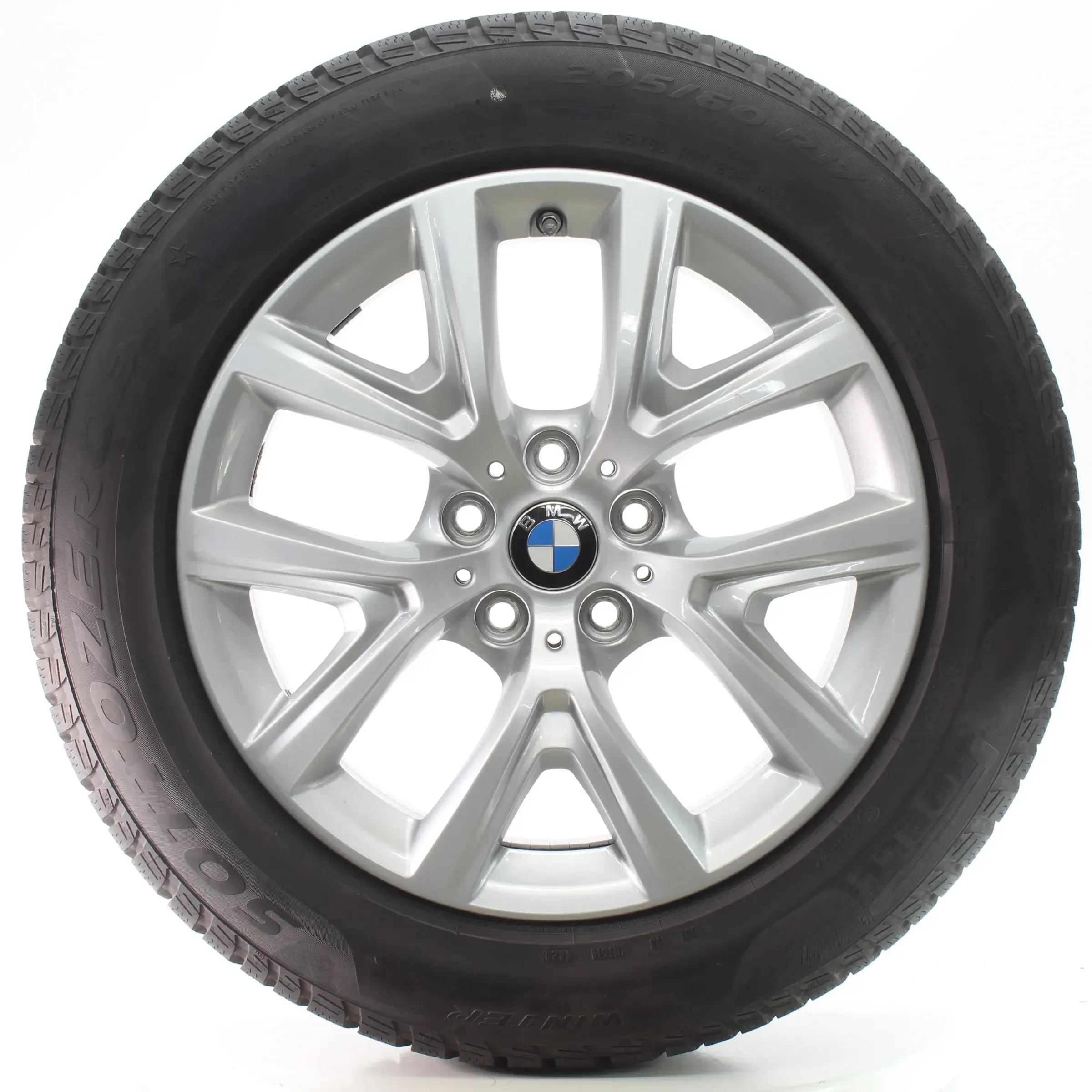 BMW X1 F48 X2 F39 Winterräder Y-Speiche 574 Silber 205/60R17 93H 6856076 - Bild 1