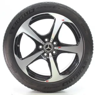 Mercedes C-Klasse W205 S205 Winterräder 5-Speichen 225/45R18 DOT24 A2054014600 - Bild 2