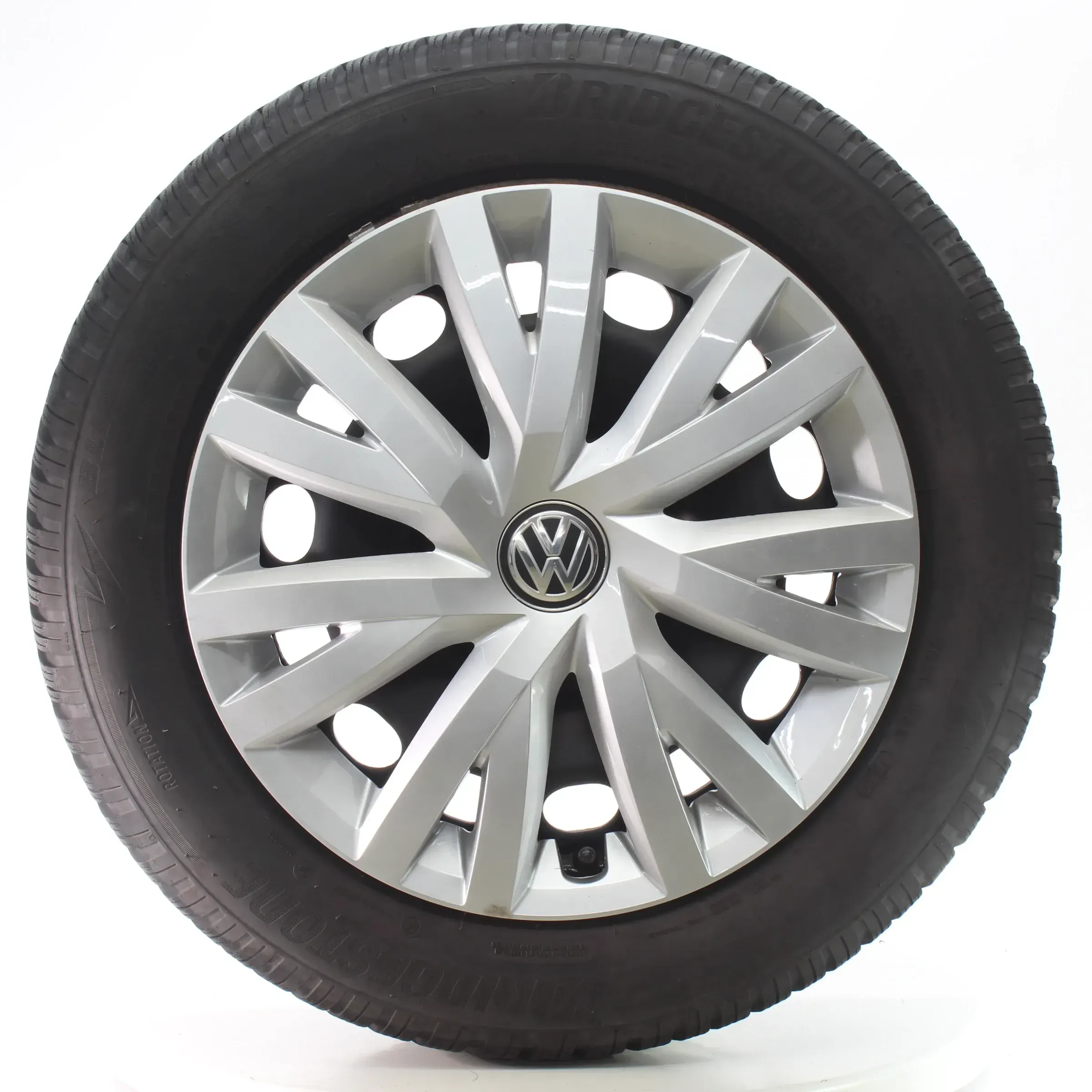 VW Golf 7 Audi A3 8V Winterräder Stahl Bridgestone 205/55R16 DOT23 5Q0601027BG - Bild 1