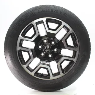 VW Amarok II T1 NF Winterräder Schwarz Glanz 255/55R20 DOT24 NEU N1XC-1007-C1B - Bild 3