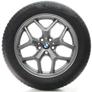 BMW 5er G60 G61 Winterräder Y-Speiche 932 Pirelli 225/55R18 102H DOT24 5A324D5 - Bild 2