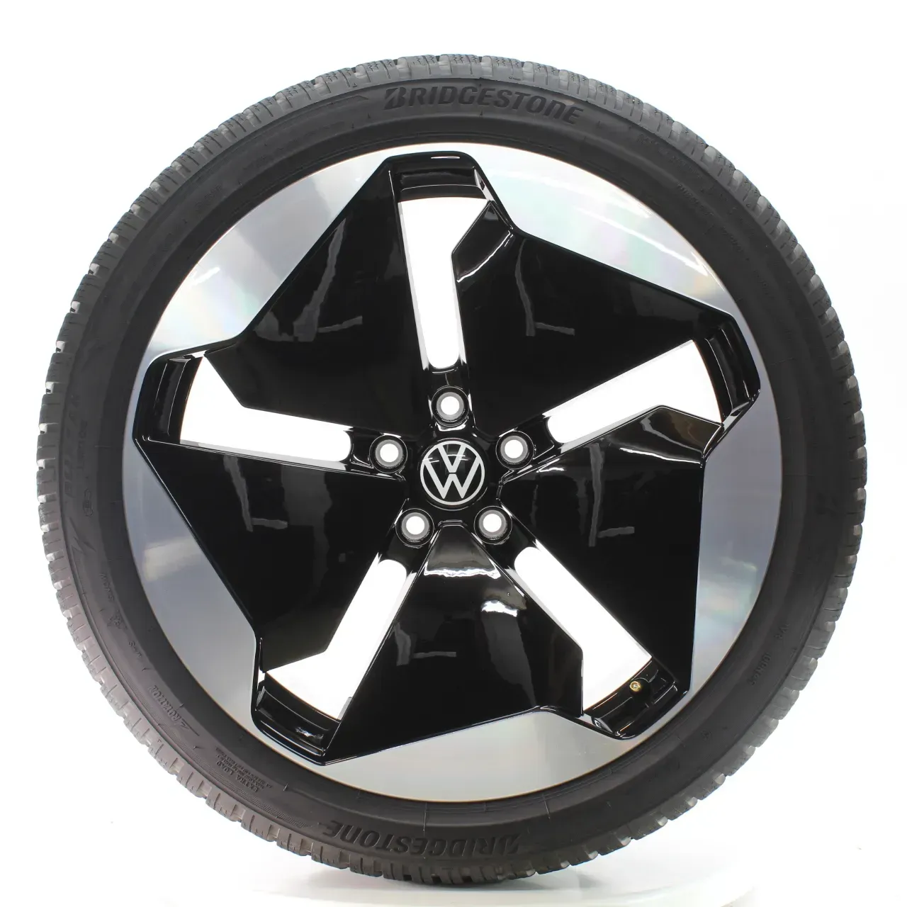 VW ID.3 E11 GTX Winterräder Sanya Schwarz Bridgestone 215/45R20 DOT25 10A601025T - Bild 1
