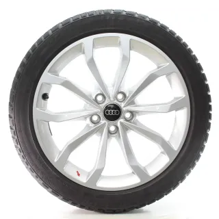 Audi A4 S4 8W Winterräder 10-Speichen V-Design 225/45R18 95H DOT24 8W0601025ED - Bild 2