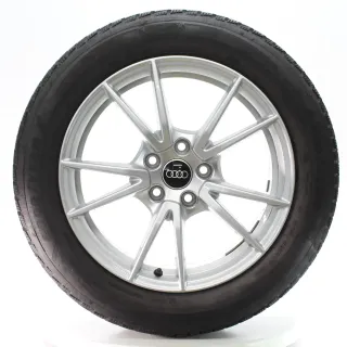 Audi A5 S5 FU5 Winterräder 5-Doppelspeichen Goodyear 215/55R17 DOT24 8B3601025A - Bild 4