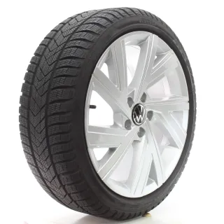 VW Golf 8 VIII GTD GTI R Winterräder Bergamo Pirelli 225/40R18 DOT25 5H0601025AB - Bild 6