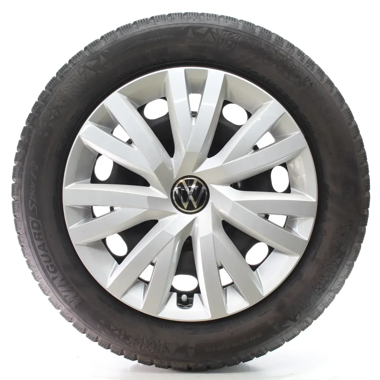 VW Golf 8 VIII CD1 CG5 Winterräder Stahl Nexen 205/55R16 91H DOT24 5Q0601027BQ - Bild 1