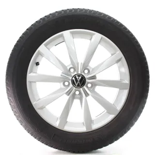 VW T-ROC A11 Winterräder Dijon Silber Michelin Alpin 5 215/55R17 94V 5G0601025K - Bild 4
