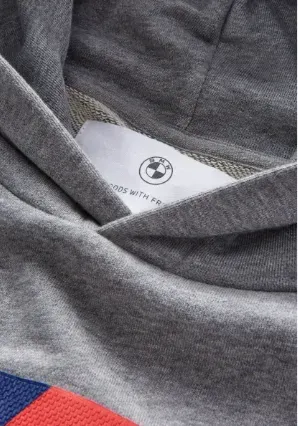 BMW M Sweat-Hoodie Gr.S Grau Unisex Kapuzenpullover Oversized 80142864166 NEU - Bild 2