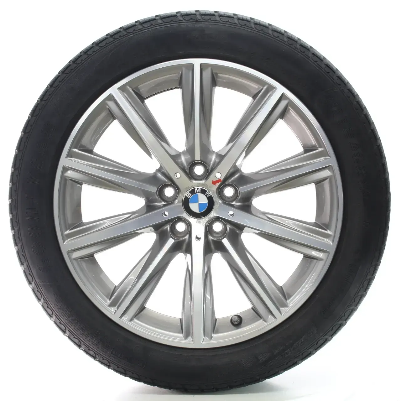 BMW 5er G30 G31 Winterräder V-Speiche 684 Goodyear 245/45R18 100V 6874440 - Bild 1