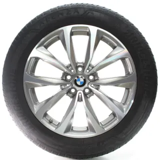 BMW X3 F97 X4 F98 Sommerräder V-Speiche 692 Bridgestone 245/50R19 105V 6877326 - Bild 2