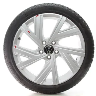 VW Golf 8 VIII CD1 CG5 Winterräder Bergamo Bridgestone 225/40R18 5H0601025AB - Bild 3