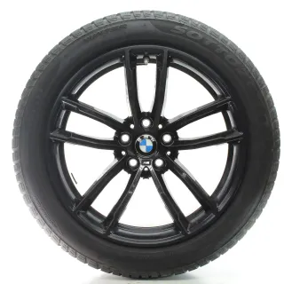 BMW 5er G30 G31 Winterräder M Doppelspeiche 662 Pirelli 245/45R18 DOT25 8093915 - Bild 1