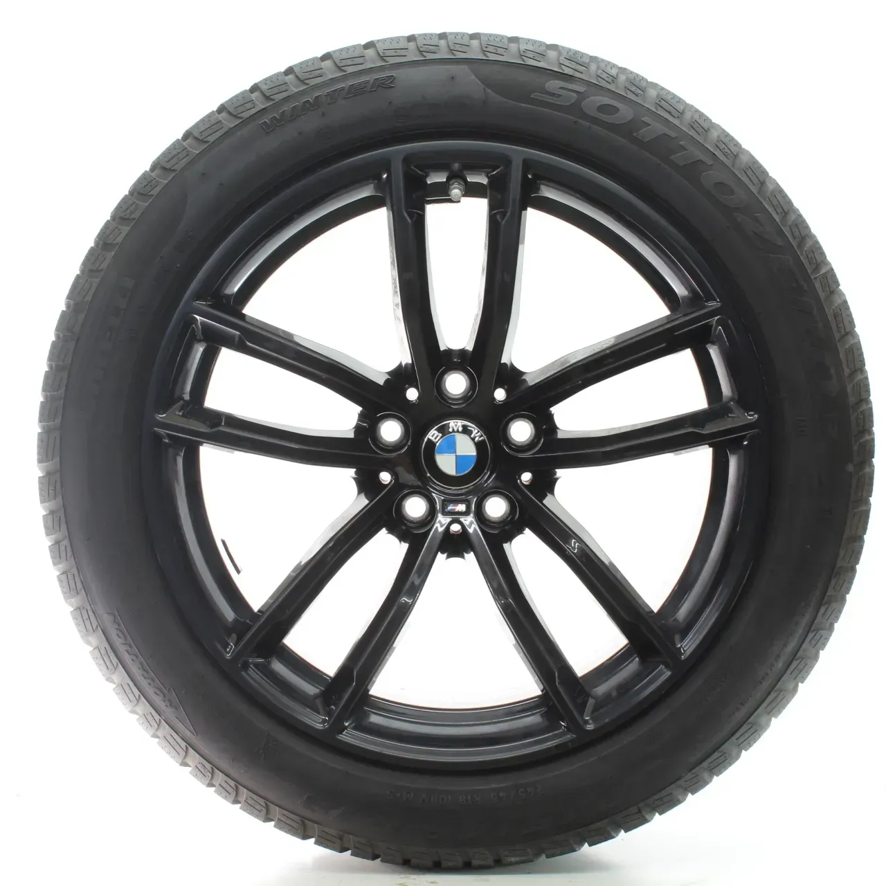 BMW 5er G30 G31 Winterräder M Doppelspeiche 662 Pirelli 245/45R18 DOT25 8093915 - Bild 1