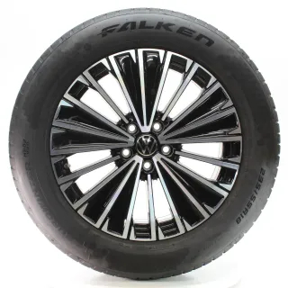 VW Tiguan CT1 Winterräder Napoli Schwarz Glanz Falken 235/55R18 DOT24 571601025K - Bild 1