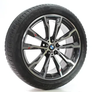 BMW X3 G01 X4 G02 Winterräder M Doppelspeiche 699 245/45-275/40R20 8010268-9 - Bild 6
