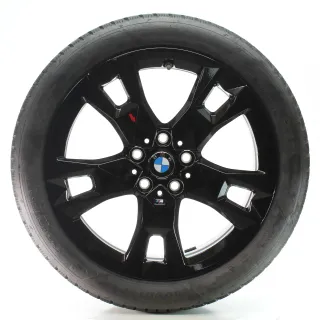 BMW 1er F70 Winterräder M Sternspeiche 968 Goodyear 195/50R18 93H DOT24 5A45271 - Bild 4