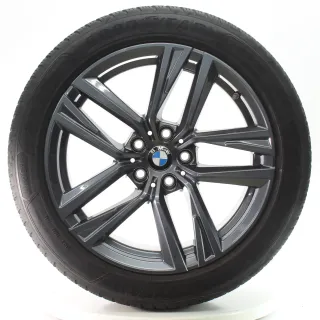 BMW 4er GC i4 G26 Winterräder Doppelspeiche 853 Goodyear 245/45R18 DOT23 6896768 - Bild 1