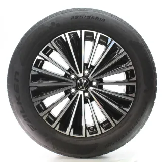 VW Tiguan CT1 Winterräder Napoli Schwarz Glanz Falken 235/55R18 DOT24 571601025K - Bild 4