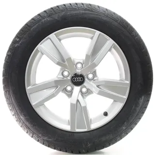 Audi A4 8W B9 Winterräder 5-Arm-Design Goodyear 205/60R16 DOT24 NEU 8W0601025A - Bild 2