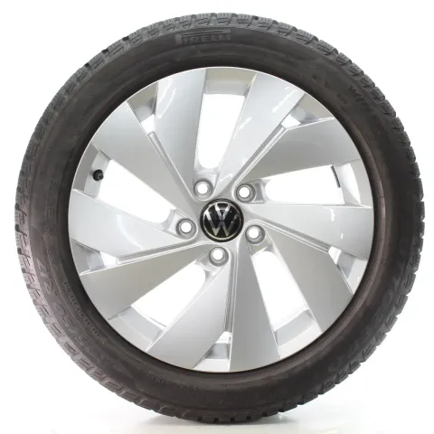 Background image for VW Golf 8 VIII CD1 CG5 Winterräder Belmont Pirelli 205/50R17 DOT25 5H0601025B