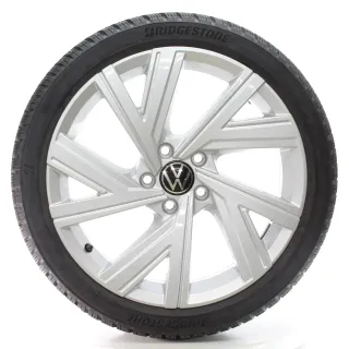 VW Golf 8 VIII GTI R Winterräder Bergamo Bridgestone 225/40R18 DOT25 5H0601025AB - Bild 1
