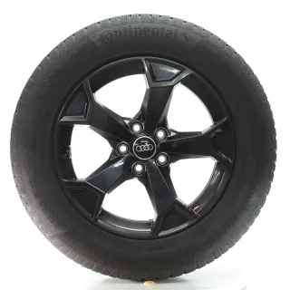 Audi Q3 F3 Winterräder 5-Arm-Secare-Design Schwarz Conti 215/65R17 83A601025AM - Bild 4