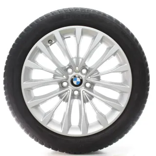 BMW 5er G30 G31 Winterräder W-Speiche 632 Pirelli 245/45R18 100V 6863418 - Bild 4